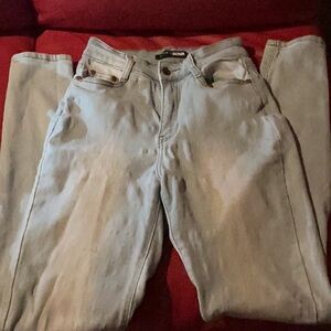 Fashion Nova Women's Relaxed Light Gray Jeans